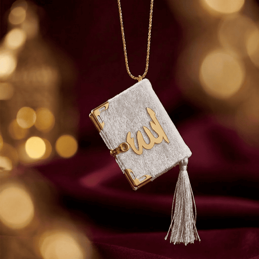 Mini Koran Anhänger Silber – Islamisches Geschenk